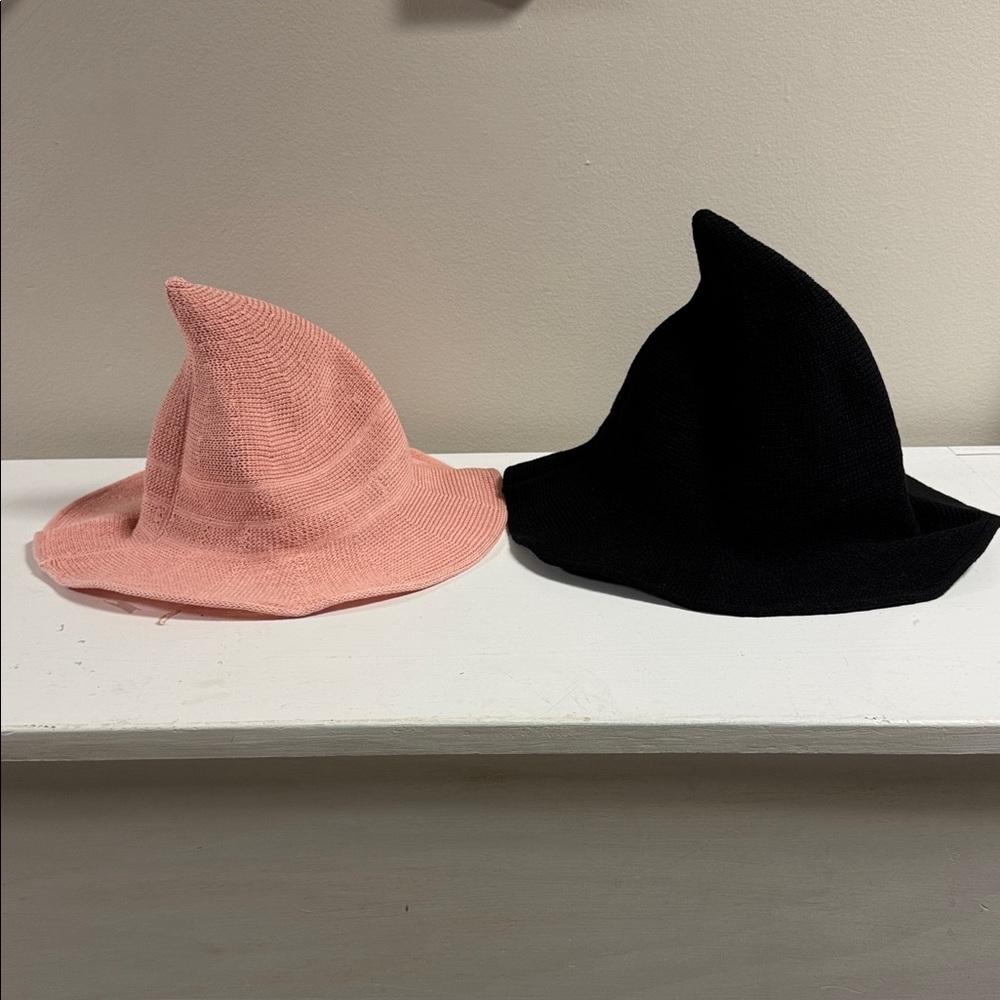 Set of 4 new in package floppy witch hat
